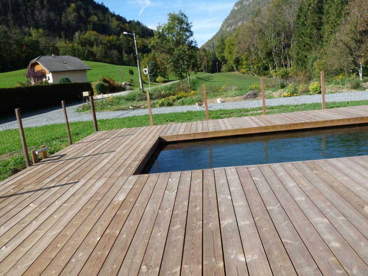 Chalet Aux 3 Biches Mieussy Bagian luar foto